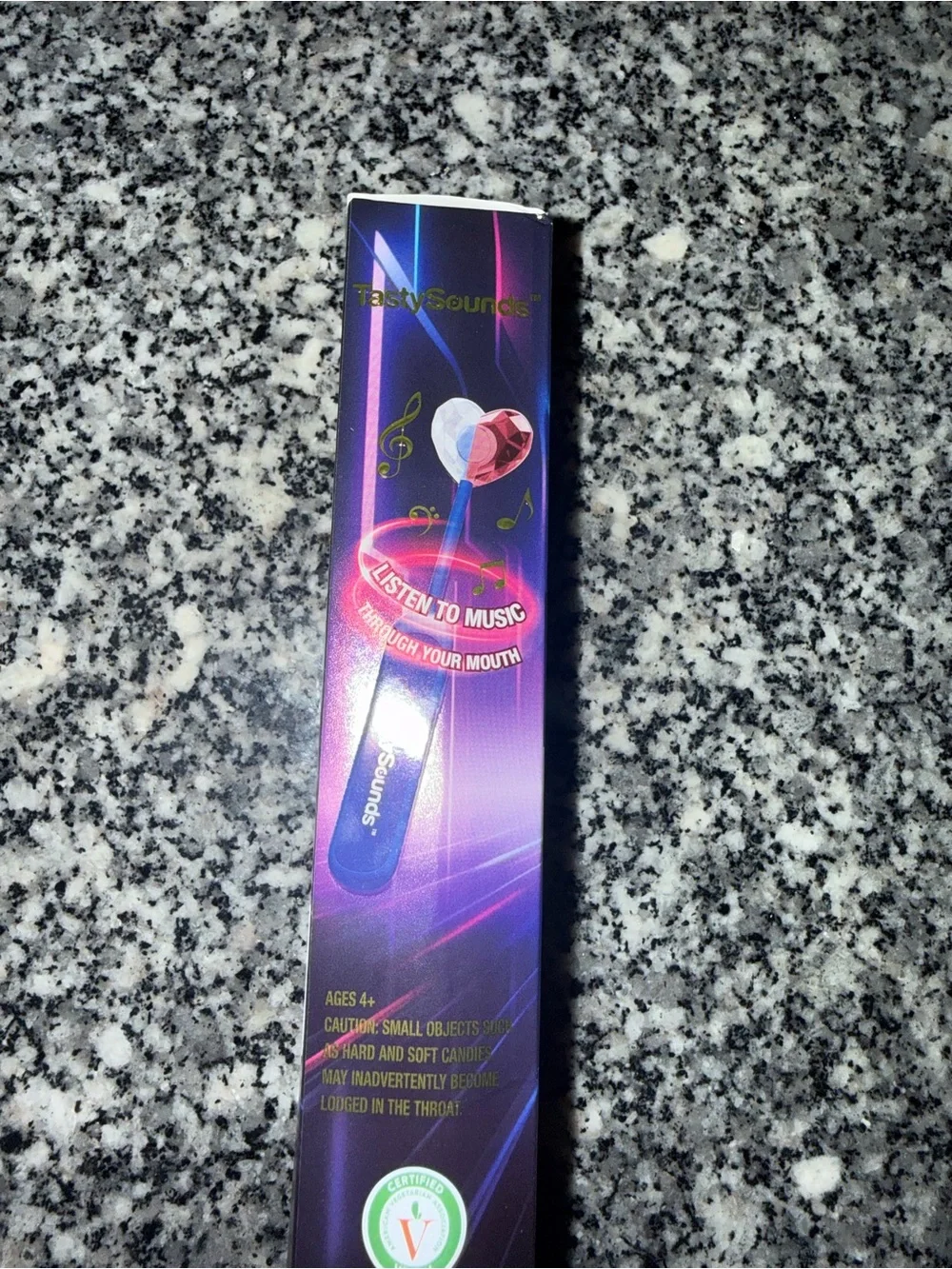 AMO Wireless Audio Lollipop Headset — Purple and Blue